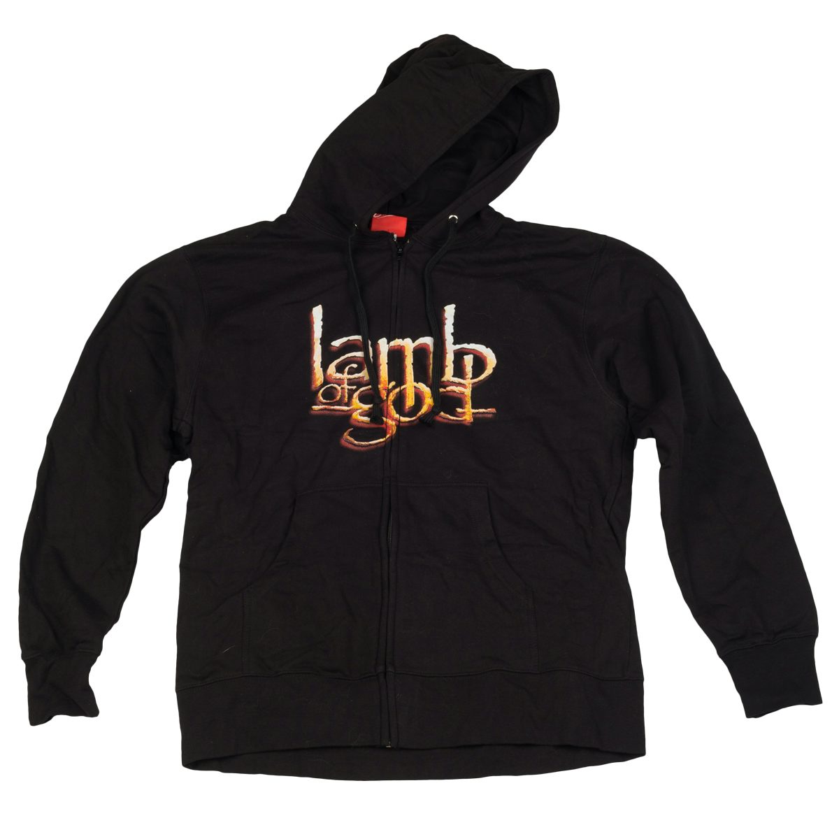 lamb of god zip hoodie