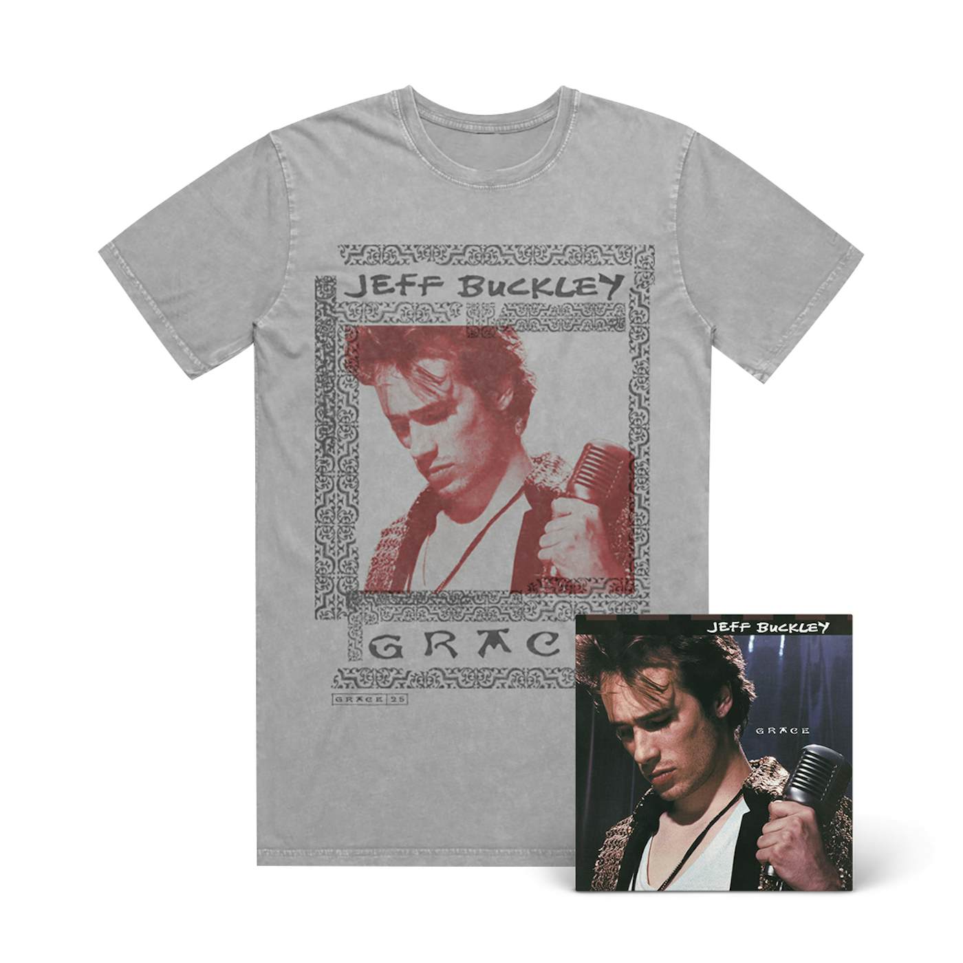 Jeff Buckley Grace 25th Anniversary Tee + CD or LP