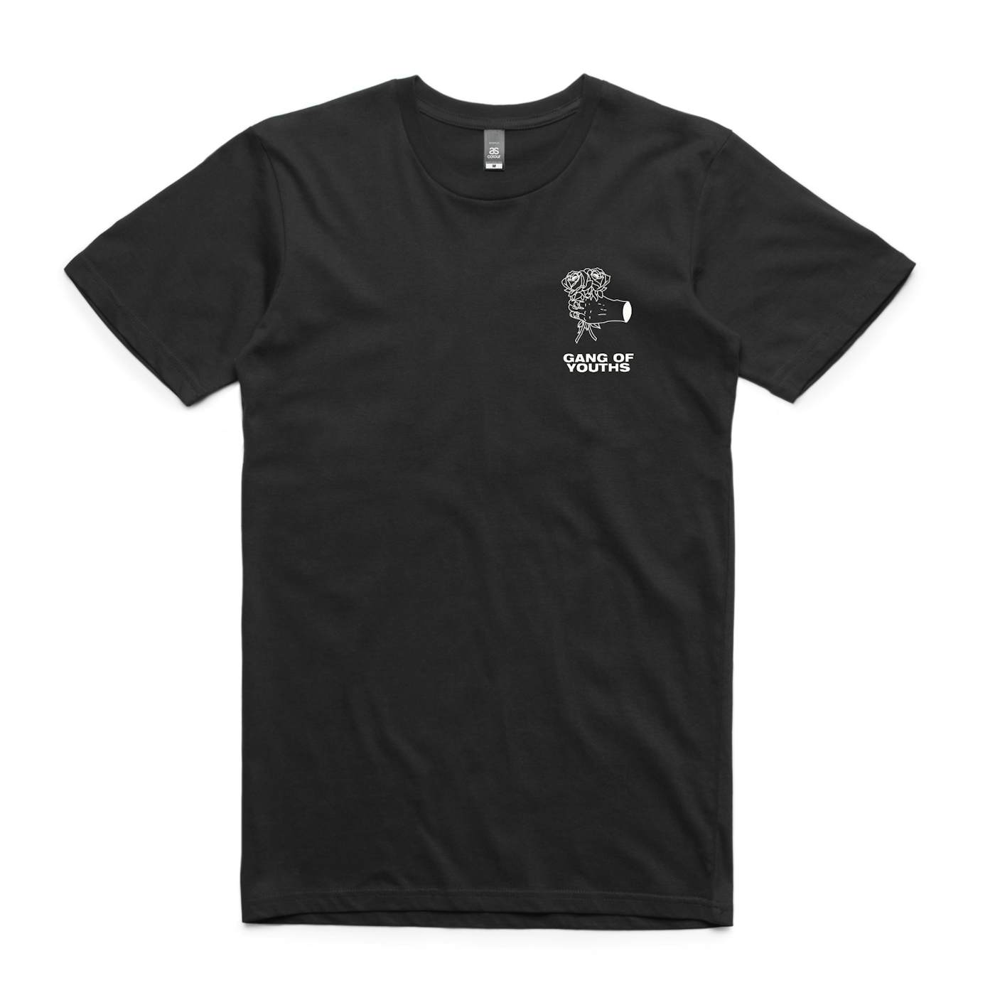 Gang of Youths - Black Drawn Flowers Tee