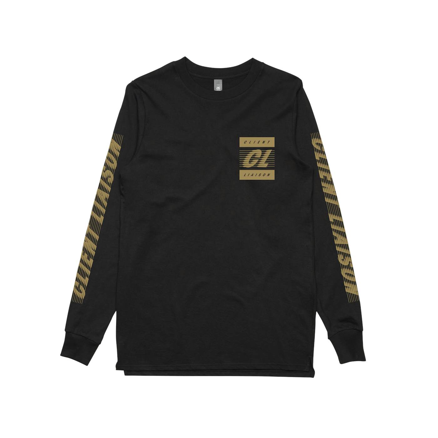 Client Liaison Speed 1.0 Gold / Black Longsleeve T-shirt / LIMITED EDITION