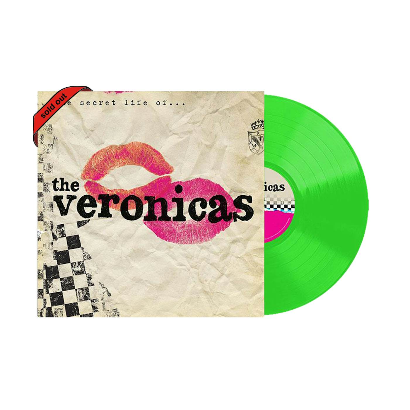 The Veronicas The Secret Life Of / Fluro Green Signed 12" vinyl