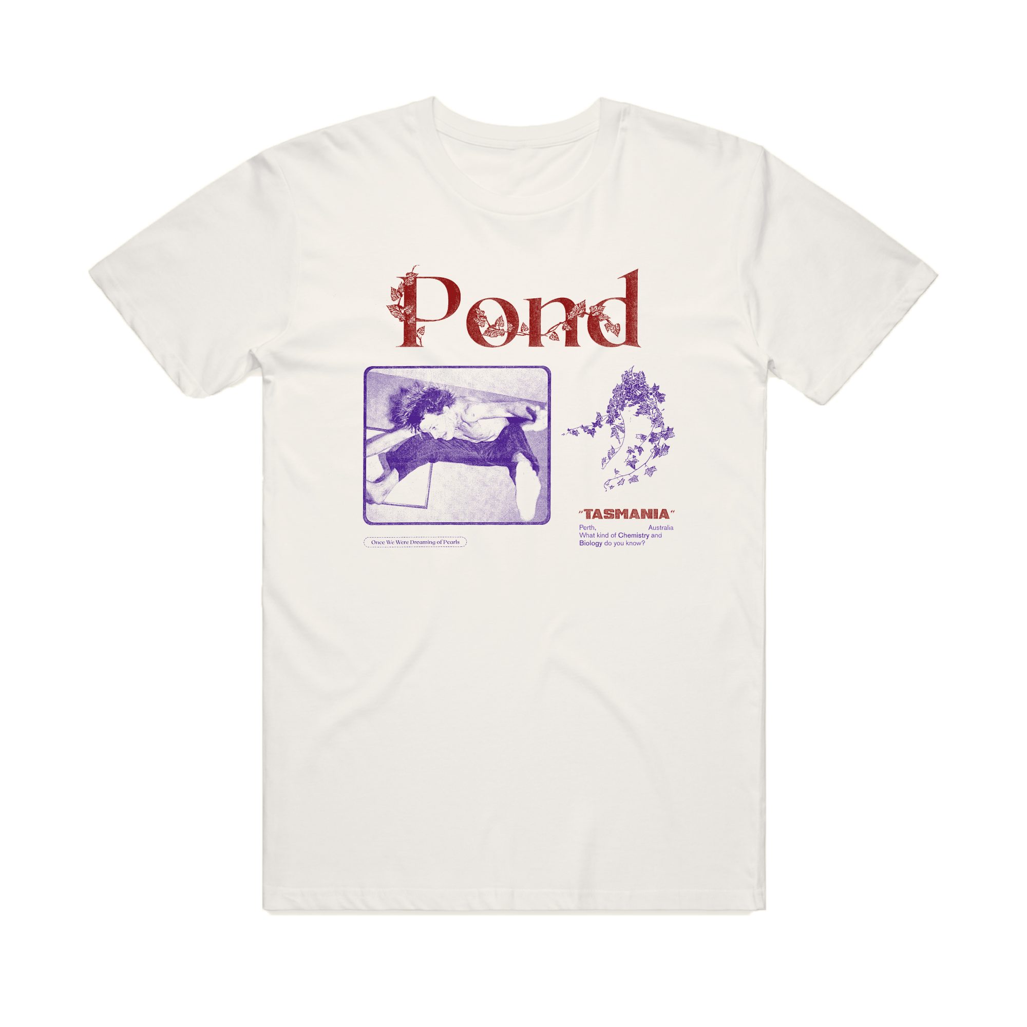Pond Tasmania / Offwhite Tshirt