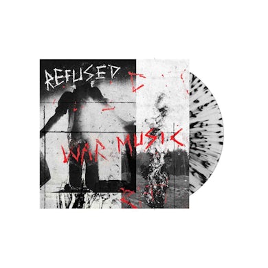 Refused / War Music LP Clear & Black Splatter Vinyl