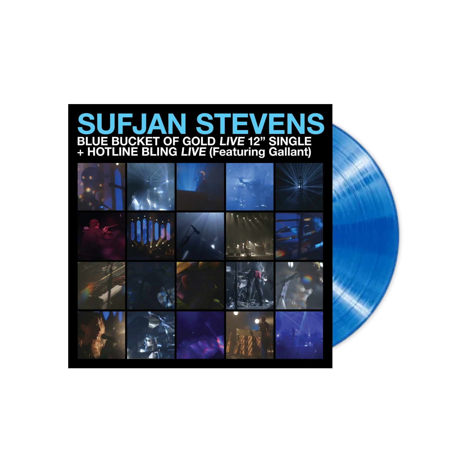 Sufjan Stevens / Blue Bucket Of Gold (Live) / Hotline Bling (Live) 12" Translucent Blue Vinyl
