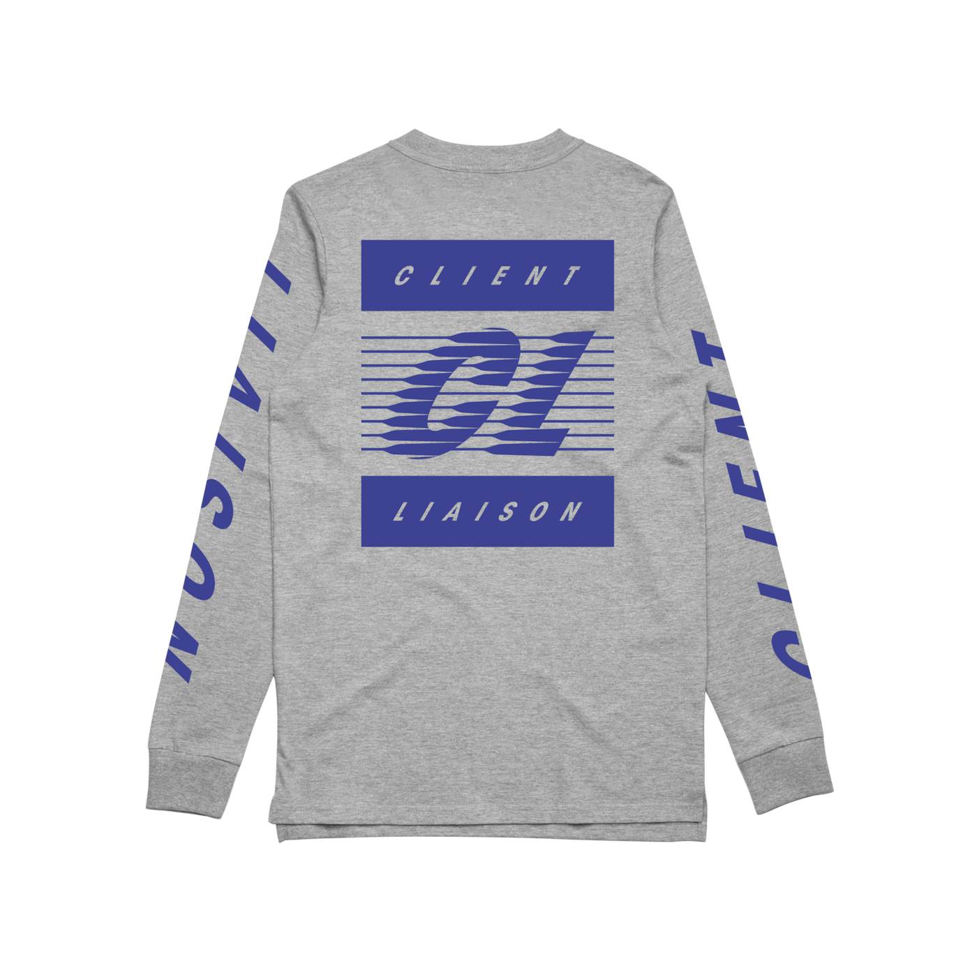 Client Liaison SPEED (REMIX)/ Grey Marl Longsleeve T-shirt / LIMITED EDITION