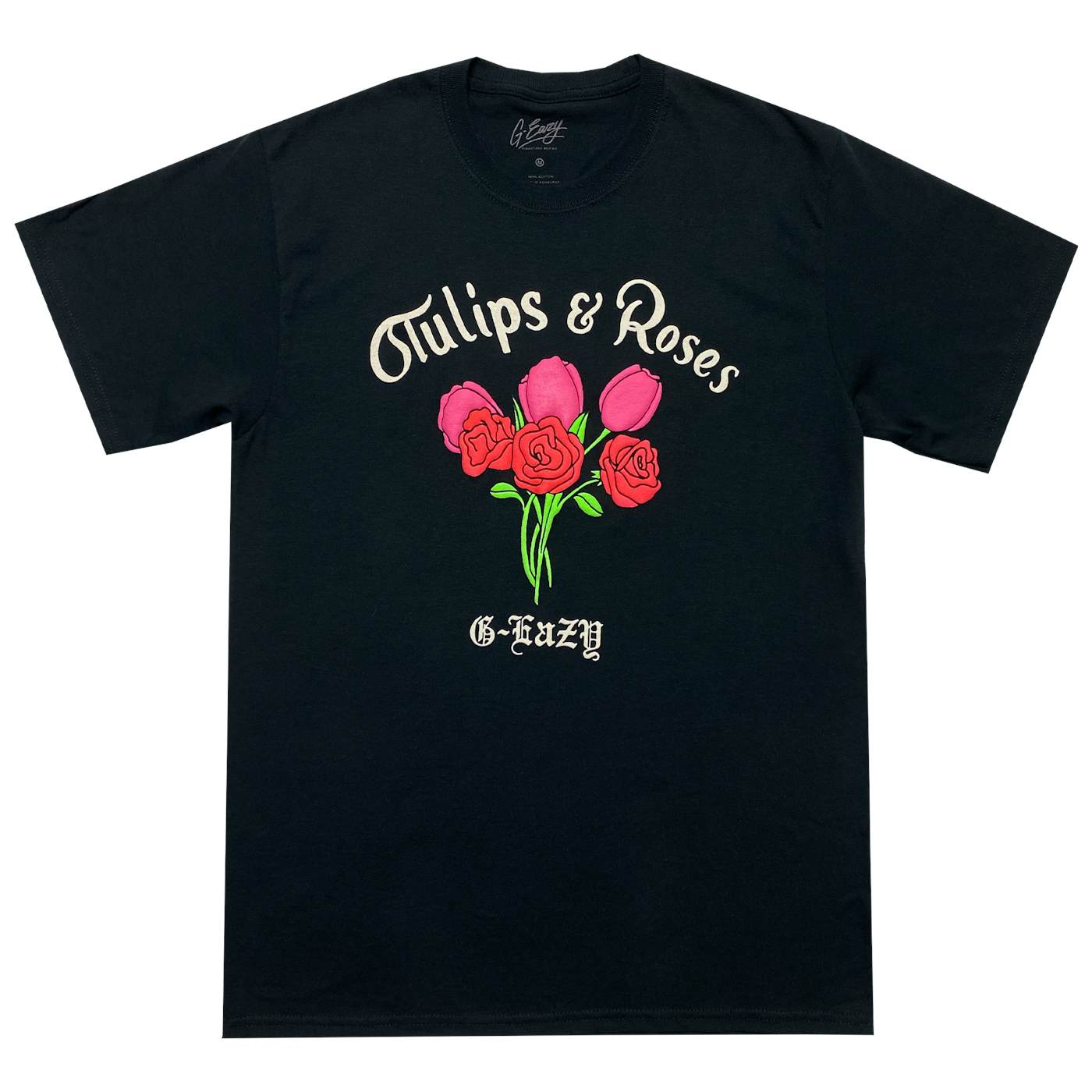 G-Eazy Tulips & Roses Black Tee
