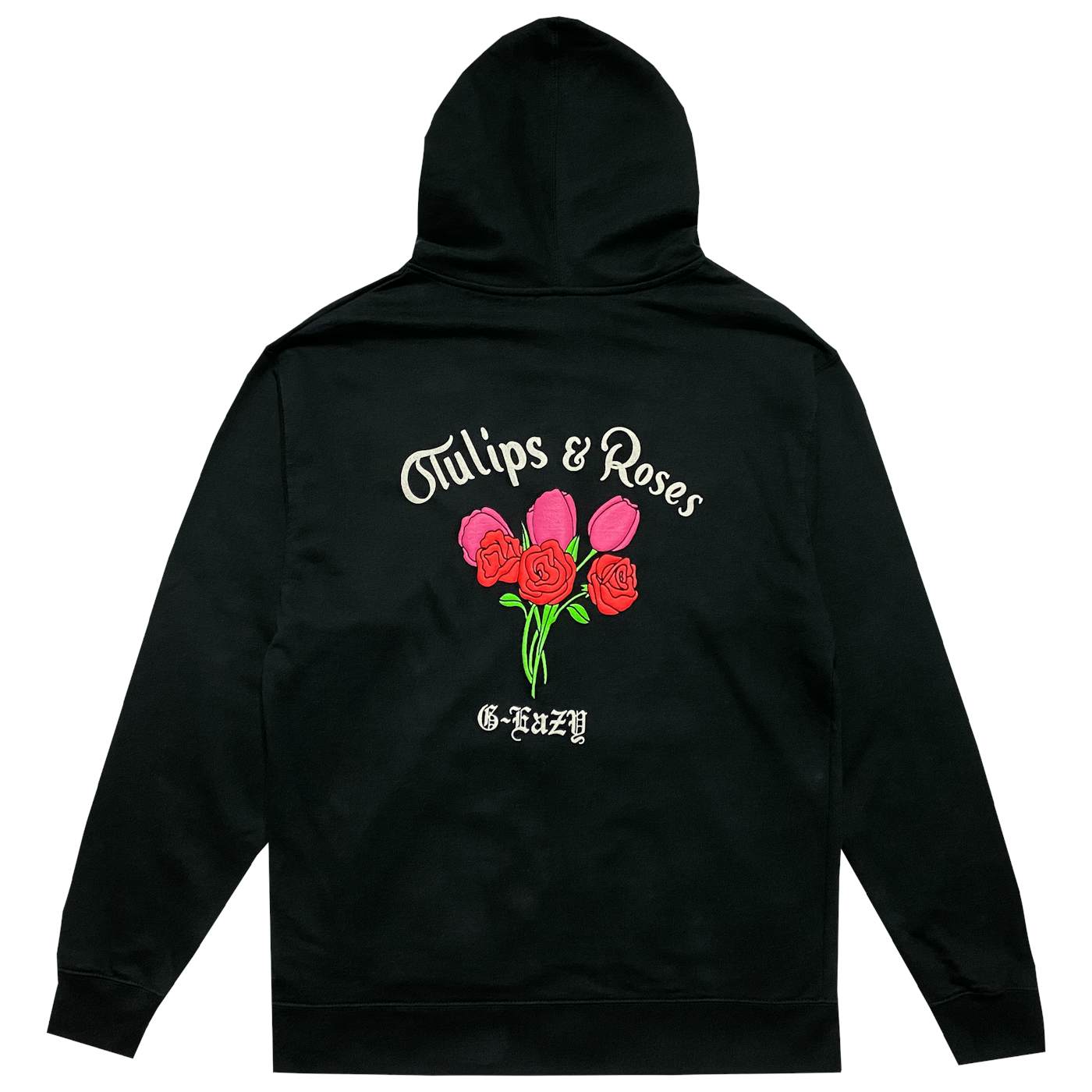 G-Eazy Tulips & Roses Black Zip Hoodie