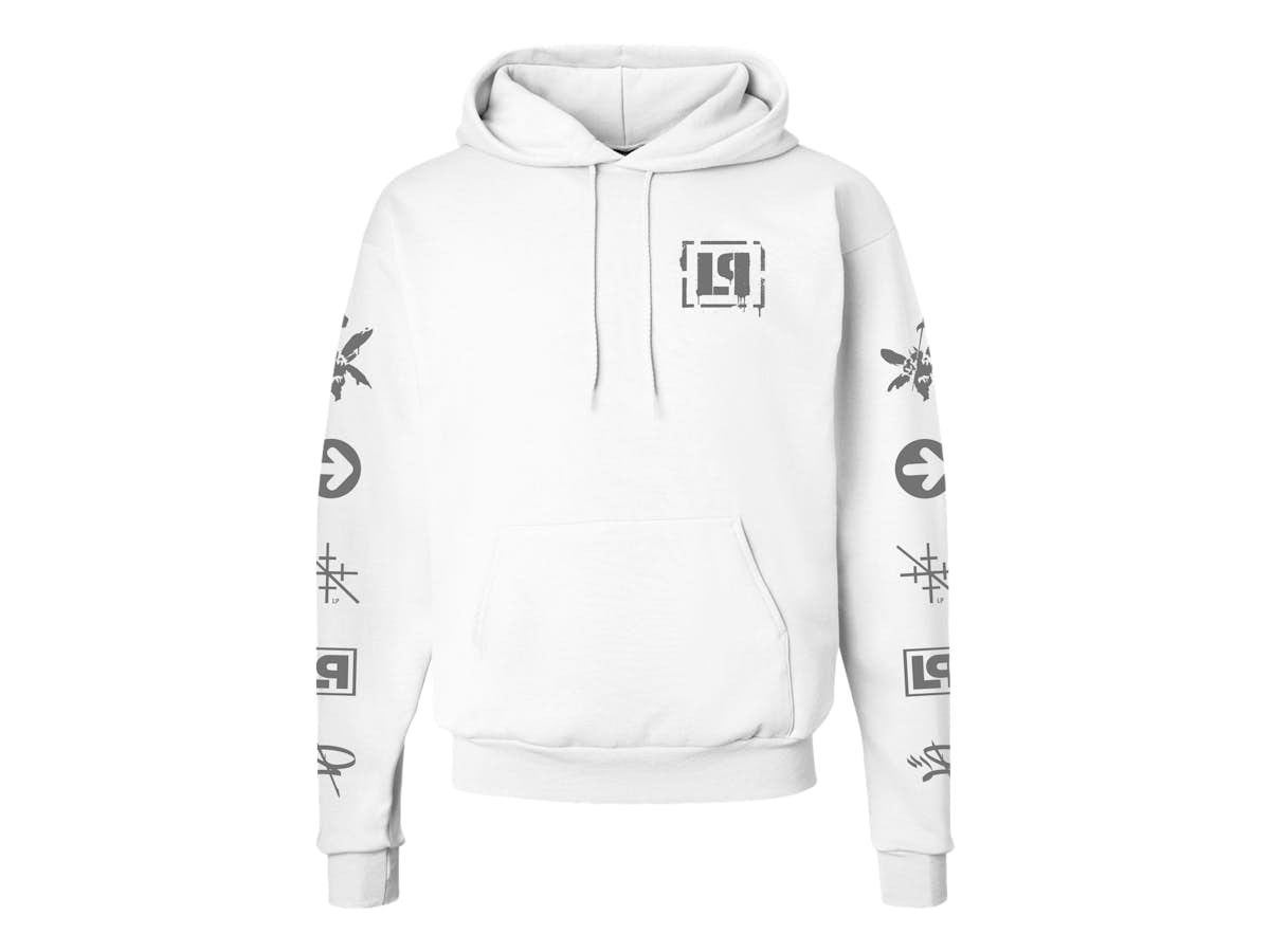 LP Icons White Pullover Hoodie – Linkin Park Store