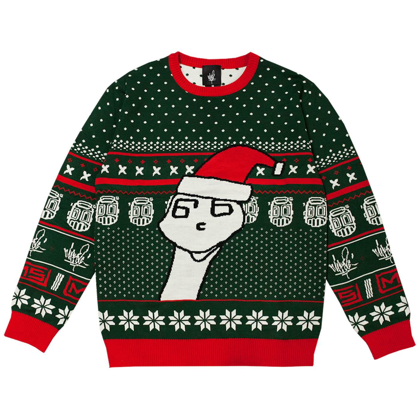 Mike Shinoda Boris Holiday Knit Sweater