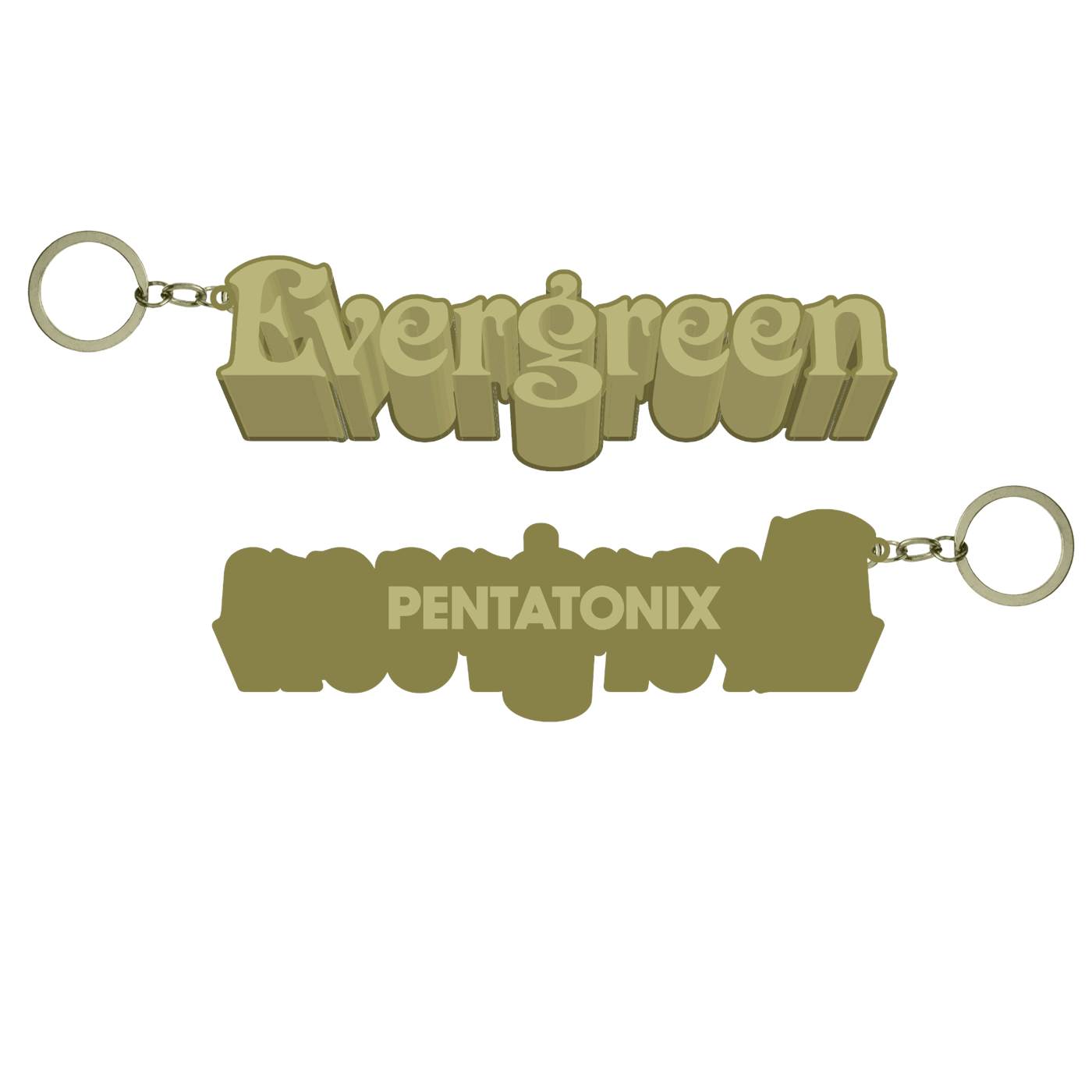 Pentatonix PTX Evergreen Keychain