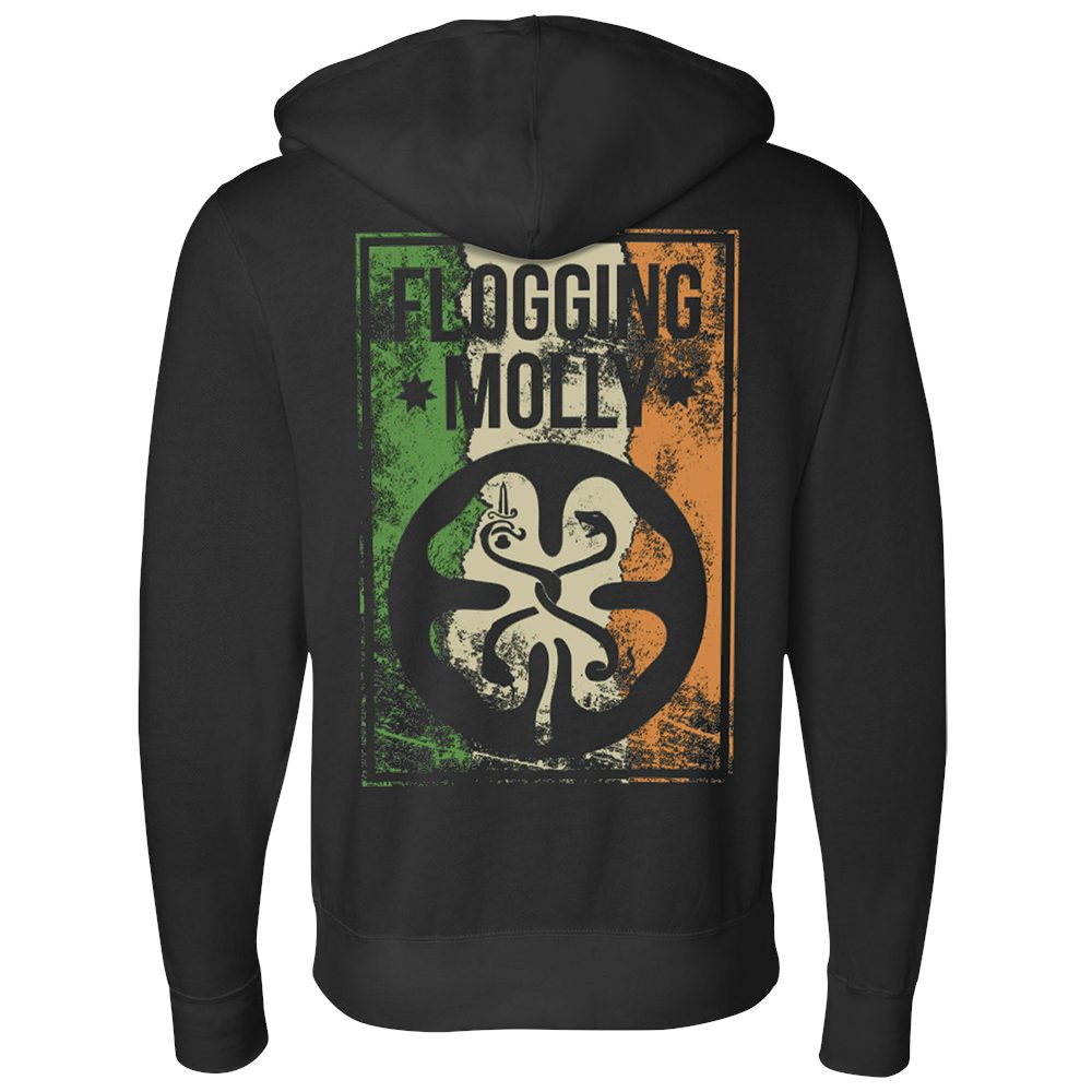 Flogging Molly Split Logo Hoodie