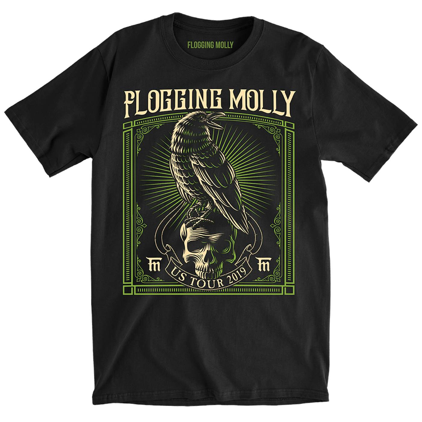 Flogging Molly Raven Tour Tee