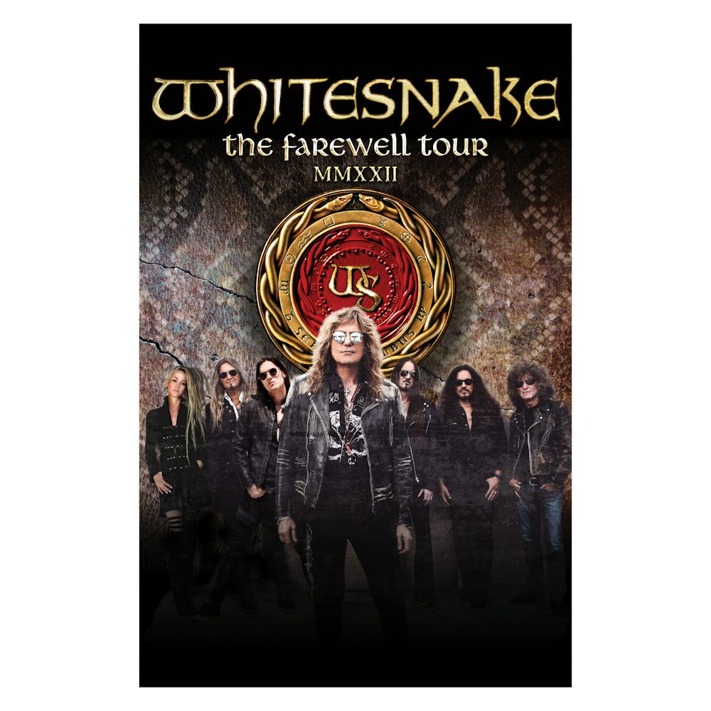 Whitesnake The Farewell Tour Poster