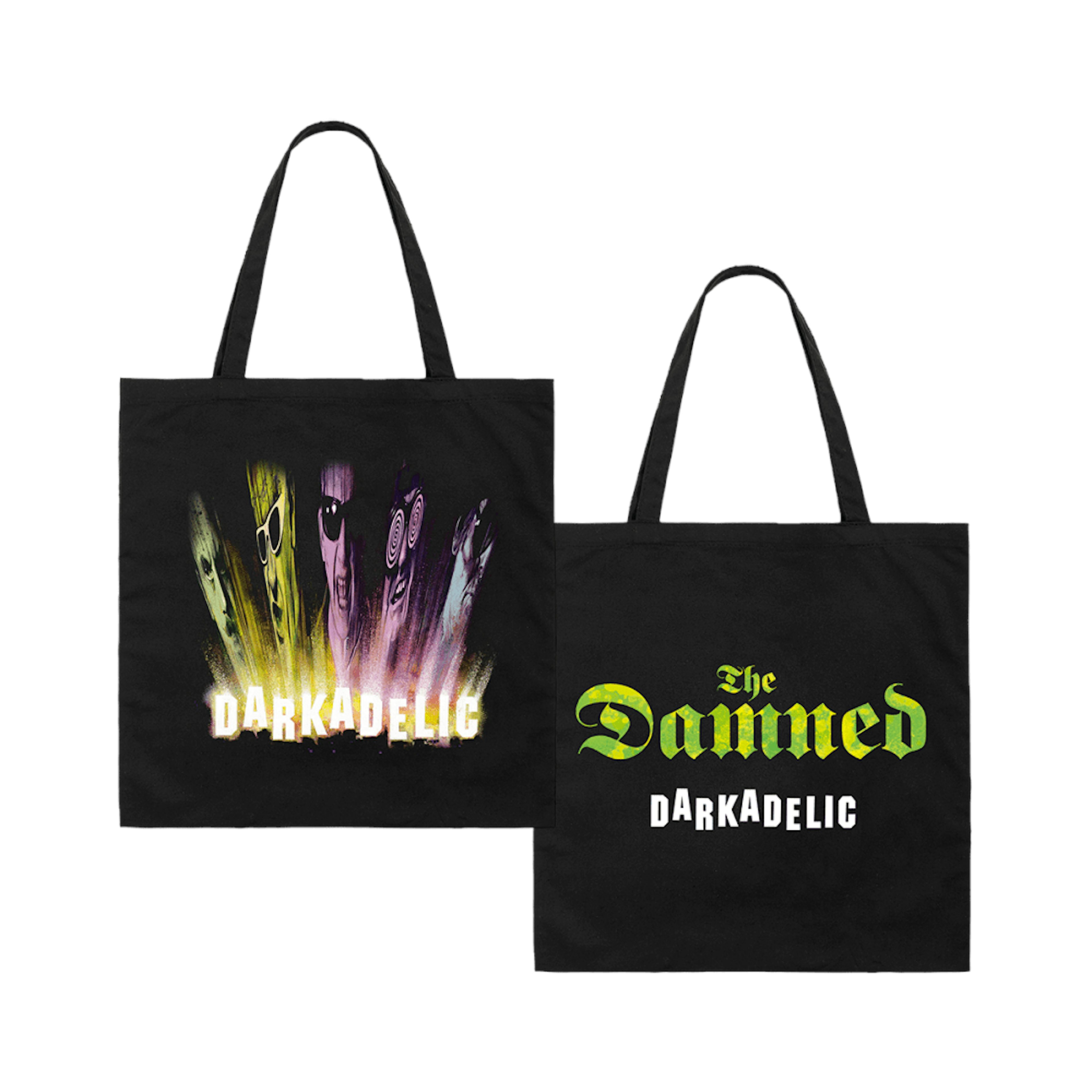 The Damned DARKADELIC Tote Bag 'Cover Art'