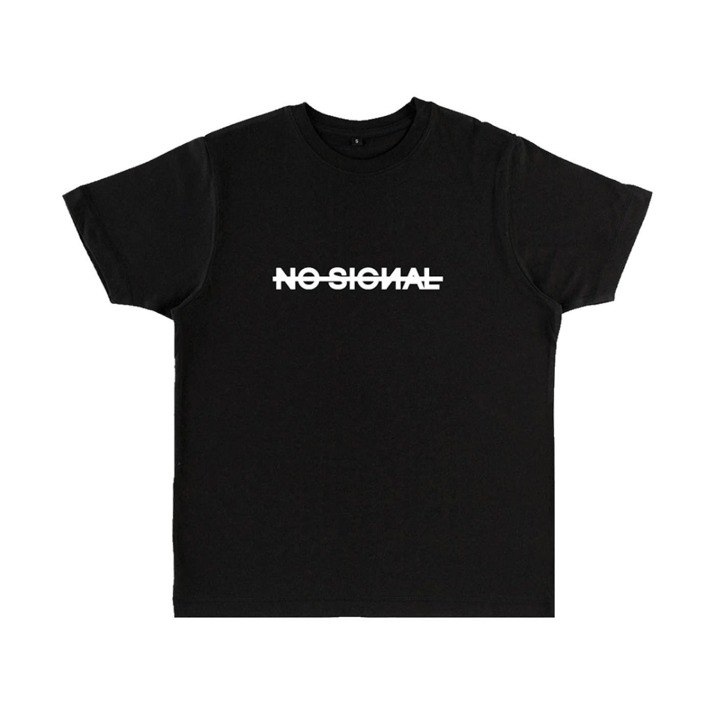 French No Signal Black T-Shirt