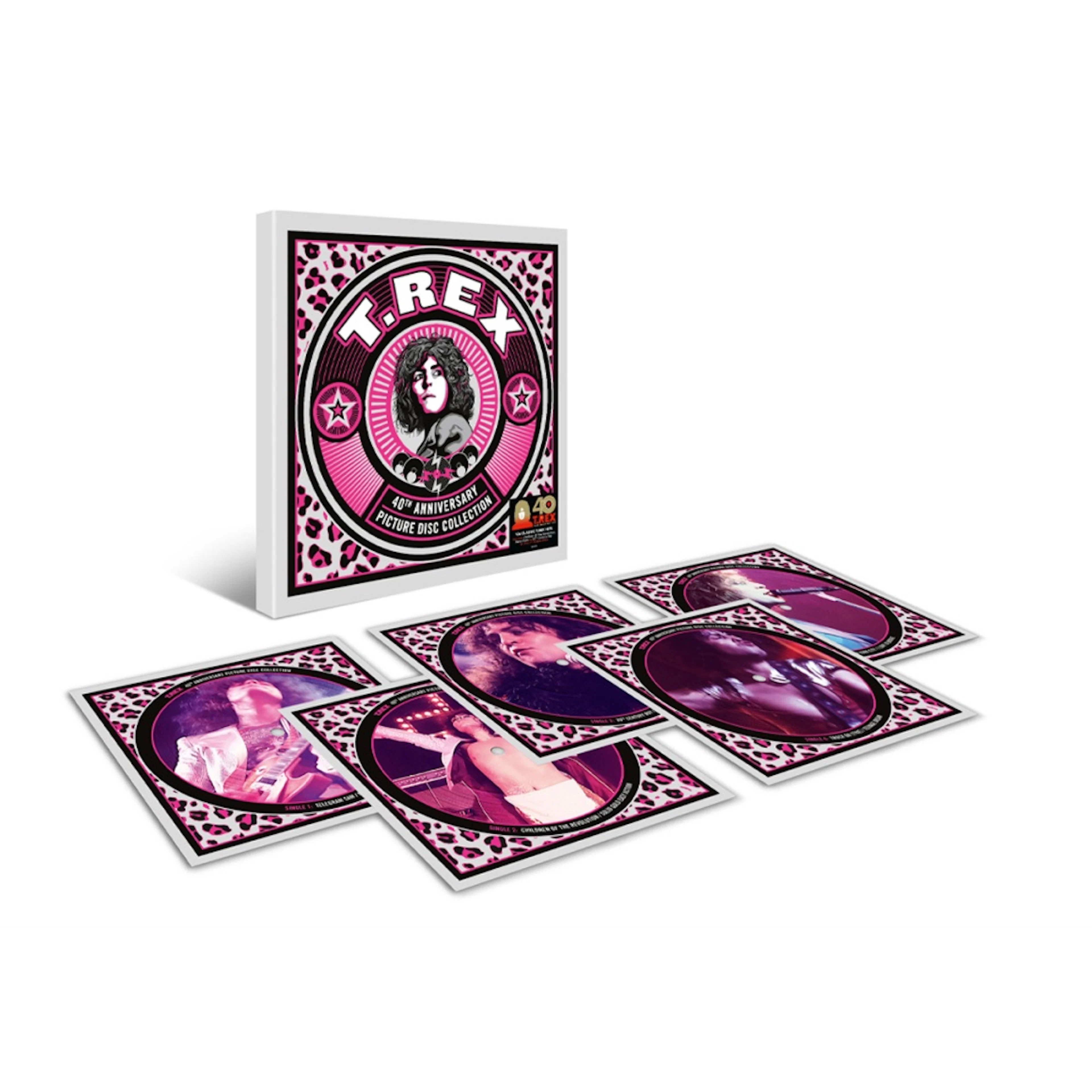 T. Rex 40th Anniversary Picture Disc Collection 5 x 7inch Boxset