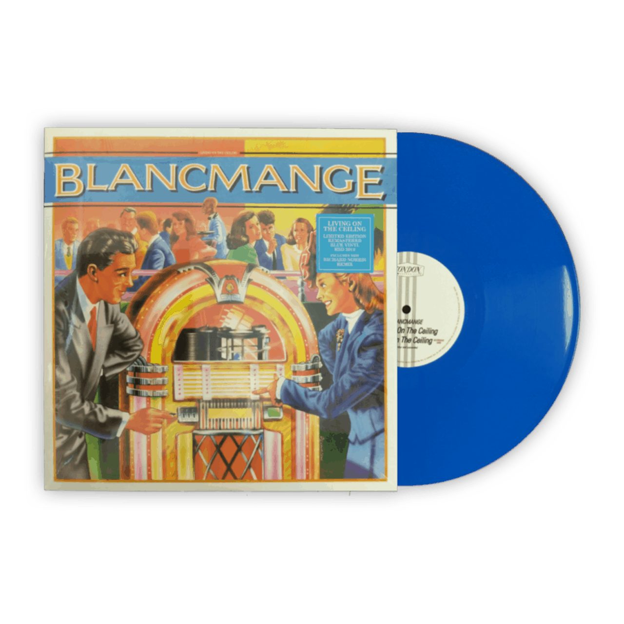 Blancmange Living On The Ceiling Blue 12 Inch