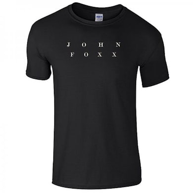 John Foxx Logo Black T-Shirt