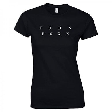 John Foxx Womens Logo Black T-Shirt
