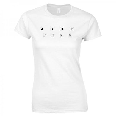 John Foxx Womens Logo White T-Shirt