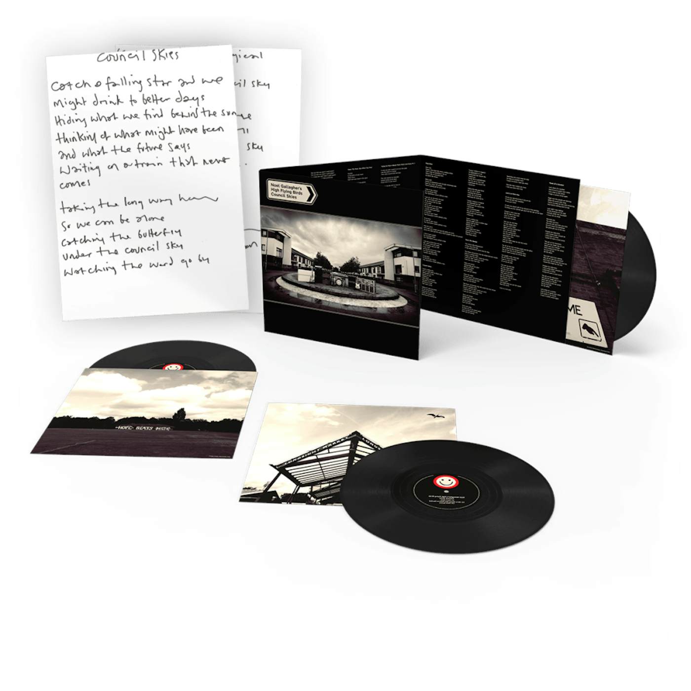 Gallagher's High Flying Birds Council Skies Deluxe Vinyl (Online Store Exclusive) Triple Vinyl