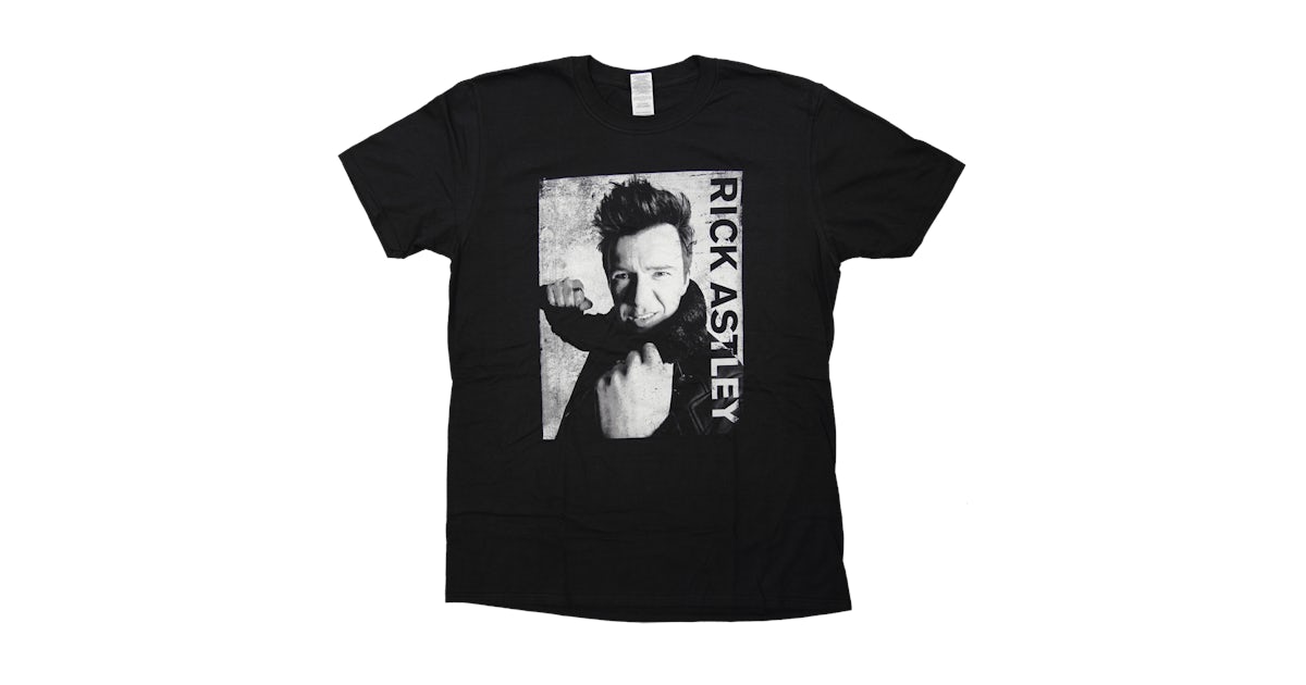 rick astley tour t shirt