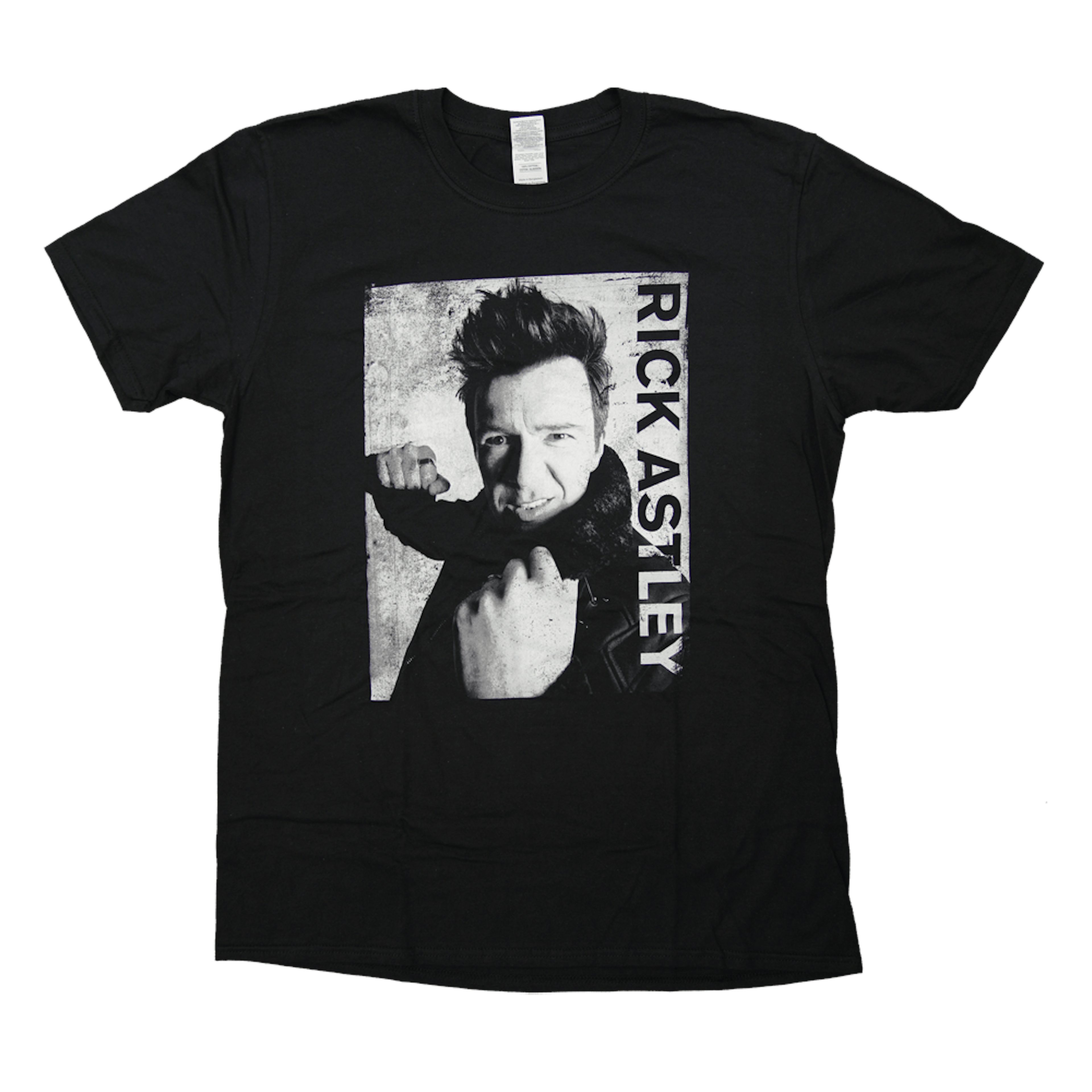 rick astley tour t shirt