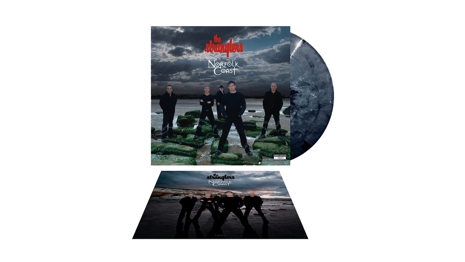 The Stranglers Norfolk Coast Reissue (Limited and Numbered) Blue/White  Marbled Vinyl Vinyl