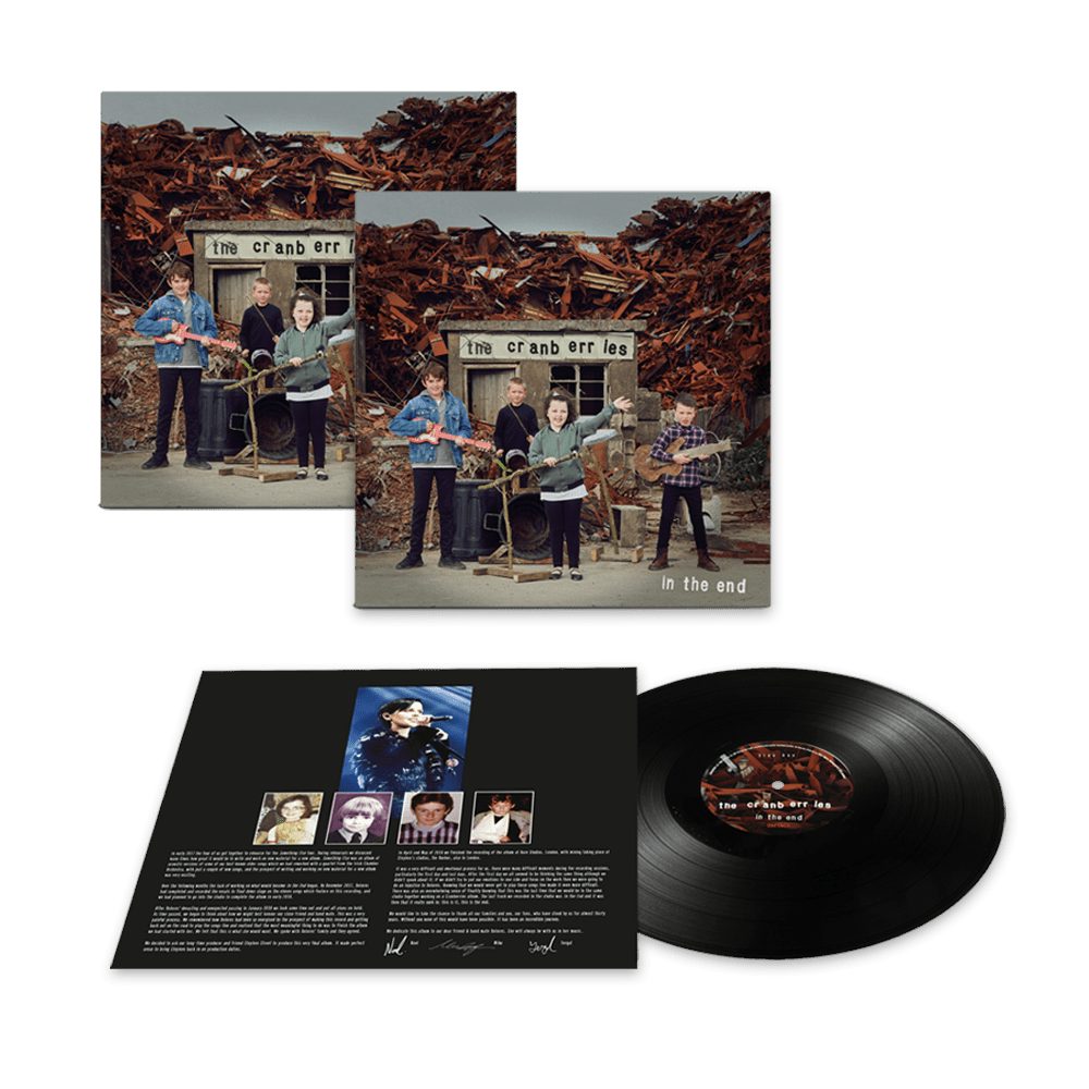 The Cranberries In The End Black Vinyl + Album Artwork Print LP