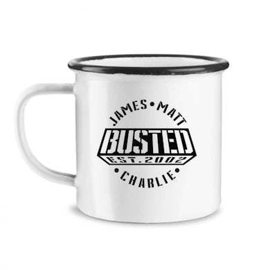 Busted Enamel Tin Mug