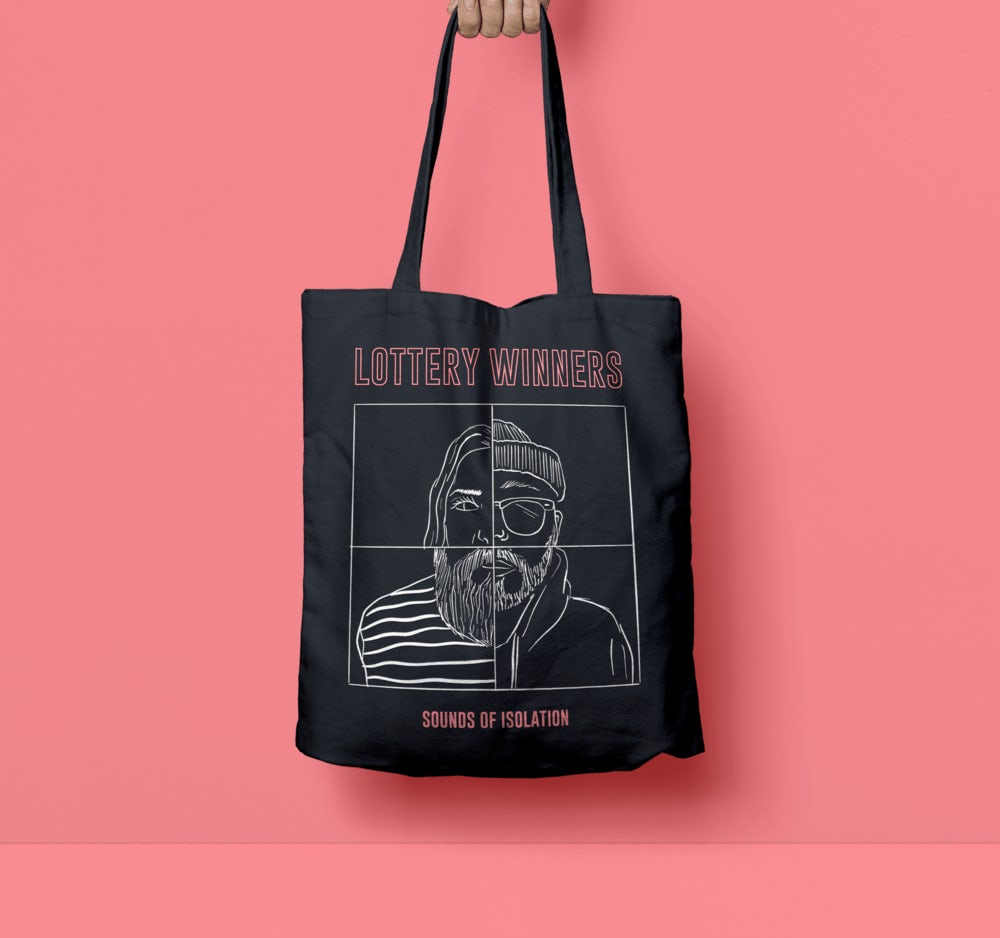 Modern Sky Sounds of Isolation Tote Bag