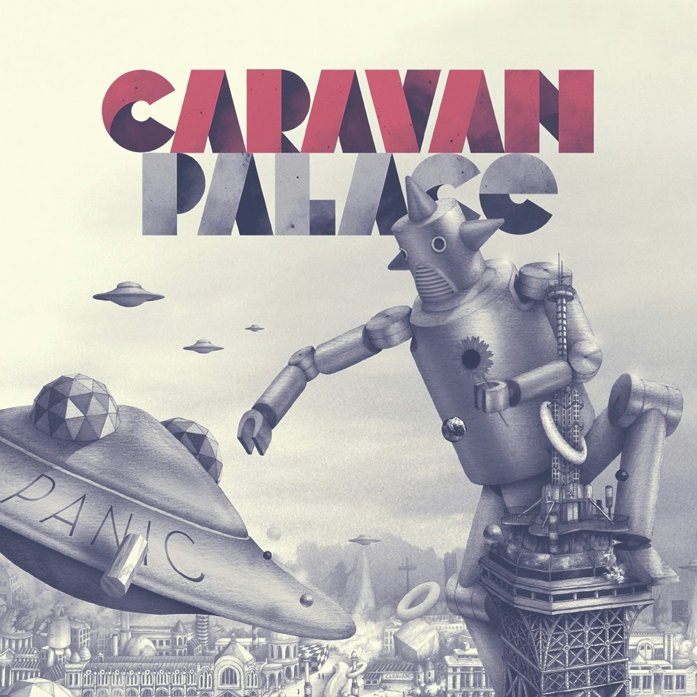 Caravan Palace Panic White Double Vinyl Double Vinyl