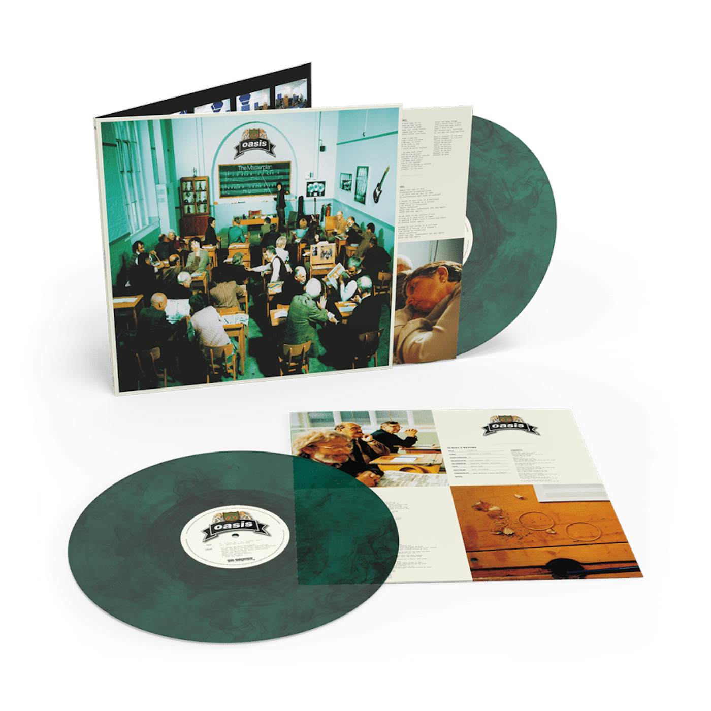 Oasis The Masterplan (Remastered Edition) Green/Black Marble