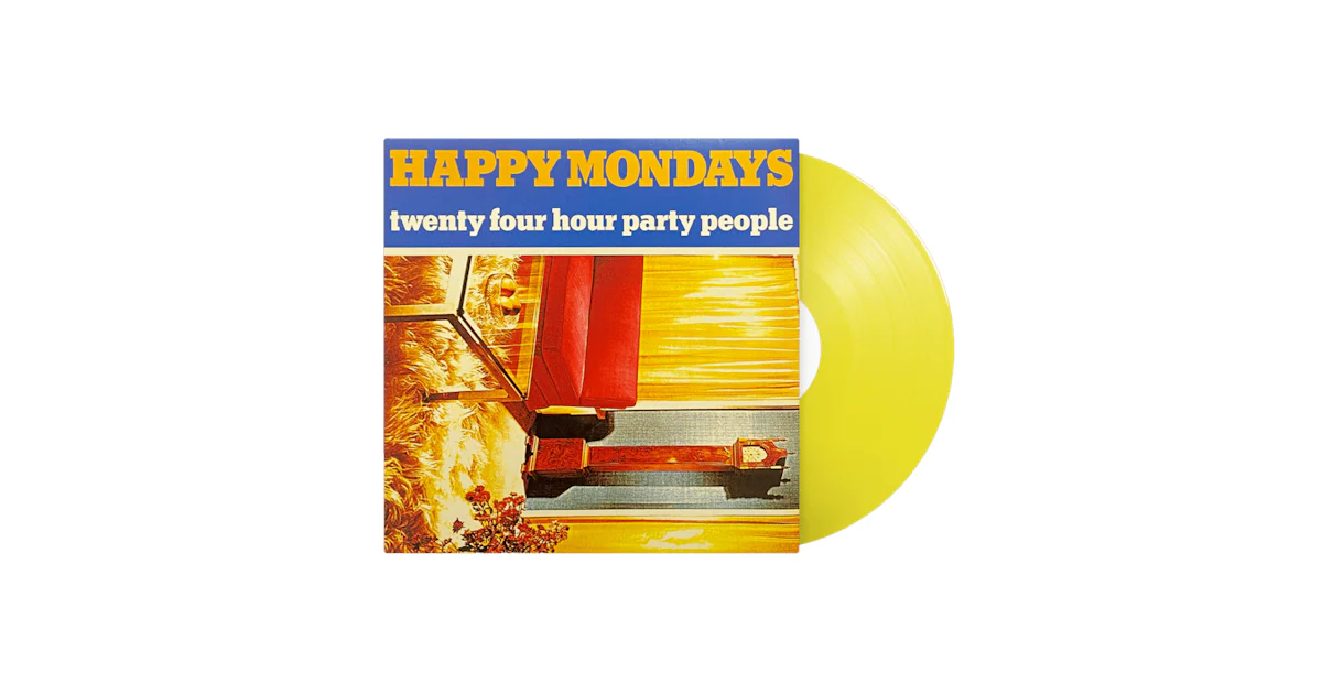 Happy Mondays 24 Hour Party People Yellow 12 Inch Vinyl