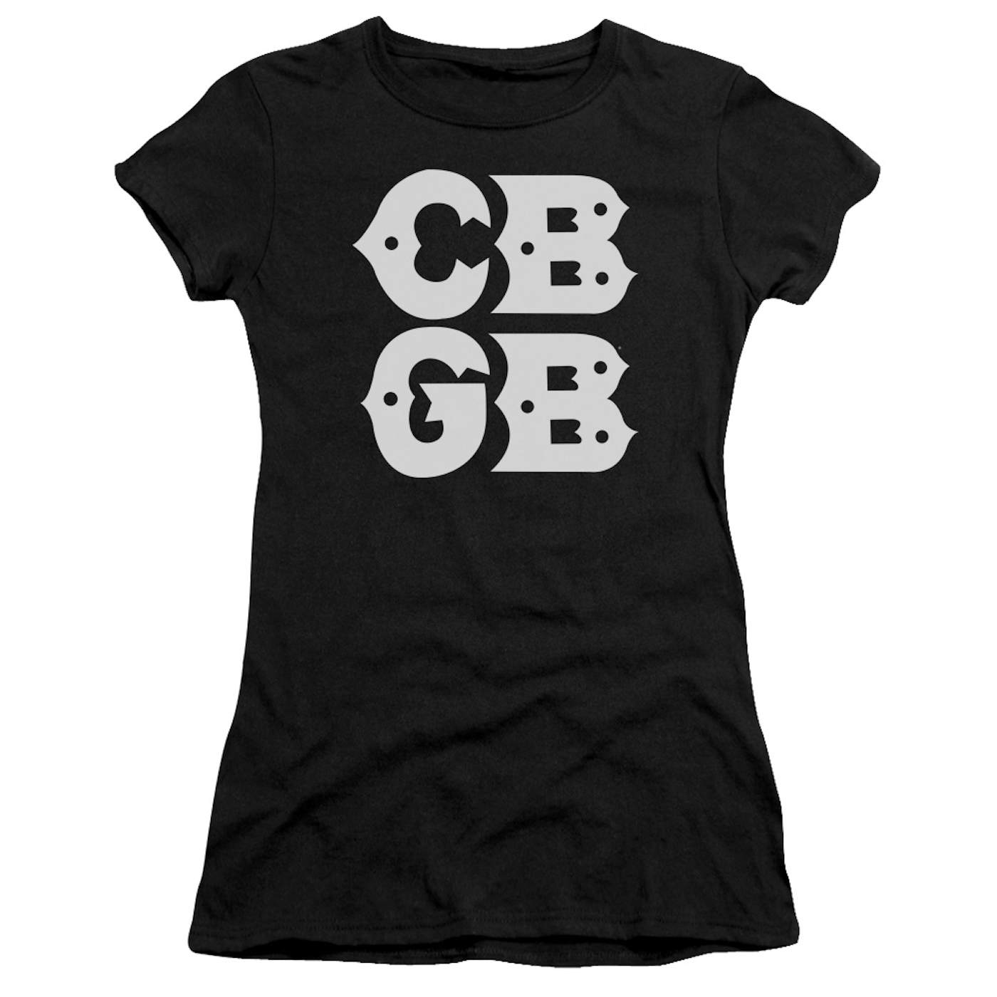 Cbgb Juniors Shirt | STACKED LOGO Juniors T Shirt