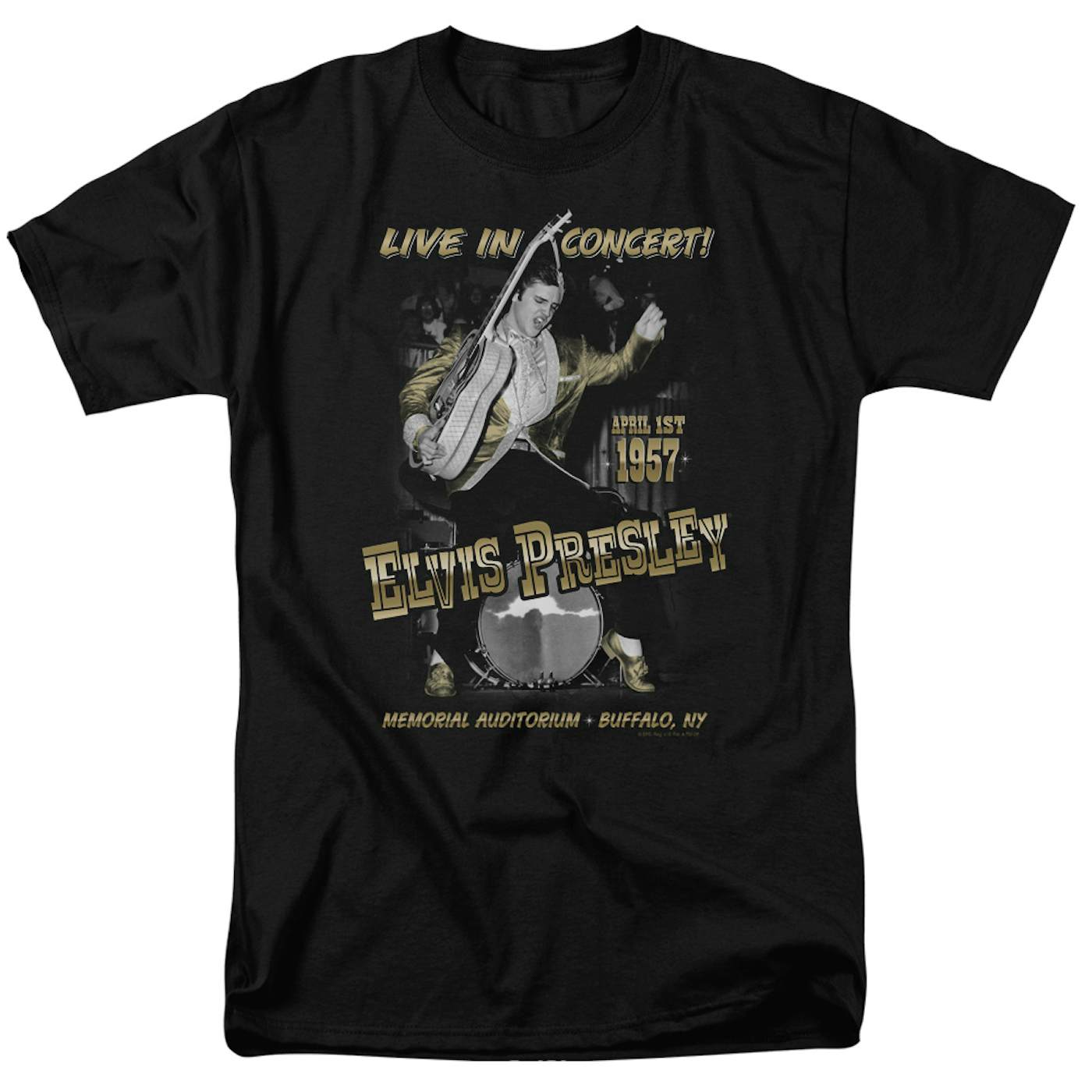 Elvis Presley Shirt | LIVE IN BUFFALO T Shirt