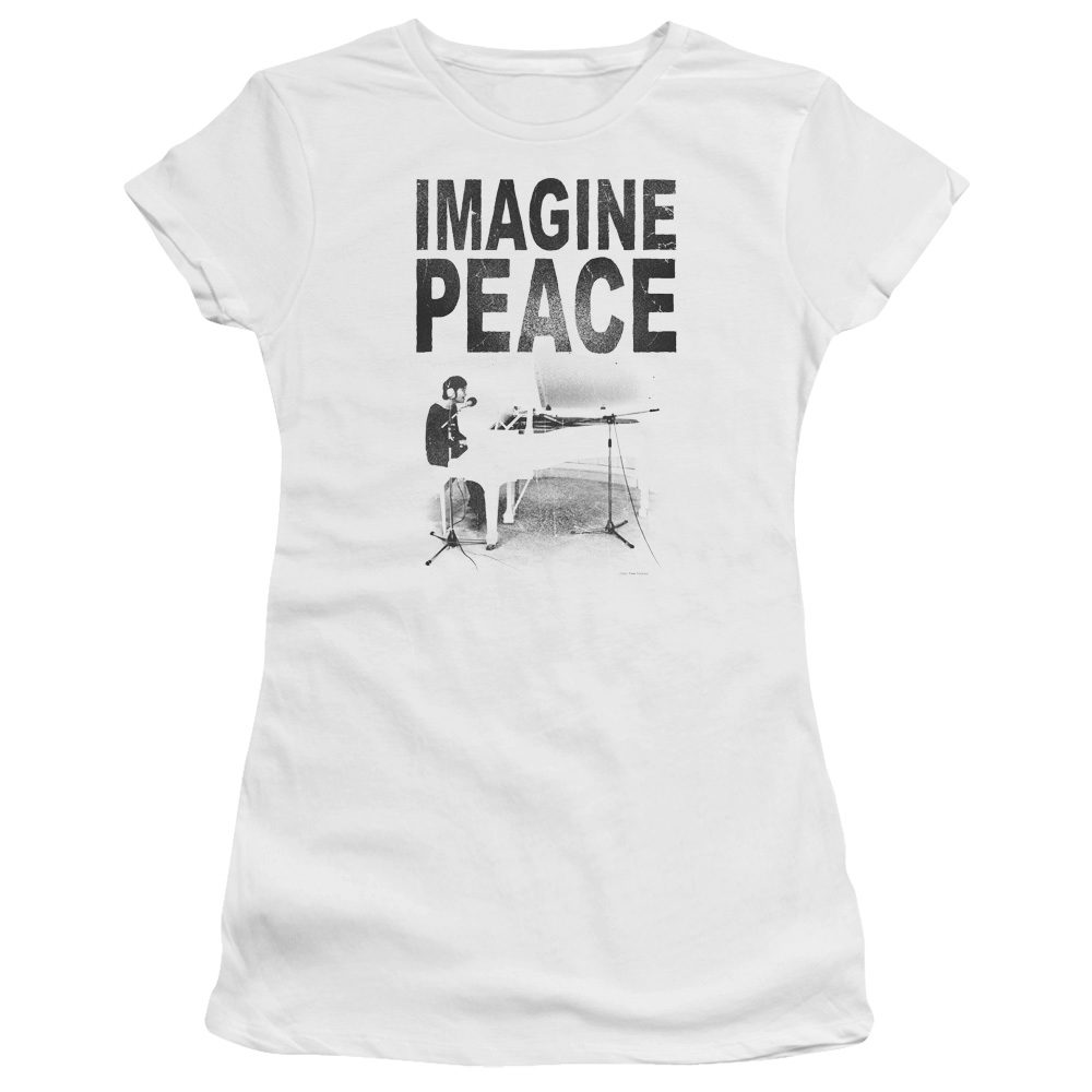 AUTHENTIC NEW YORK CITY AMERICAN APPAREL JOHN LENNON RINGER WHITE SHIRT S-2XL