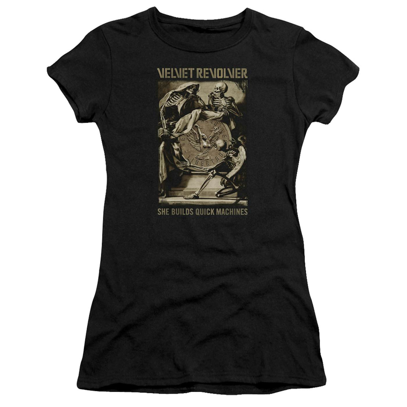 Velvet Revolver Juniors Shirt | QUICK MACHINES Juniors T Shirt