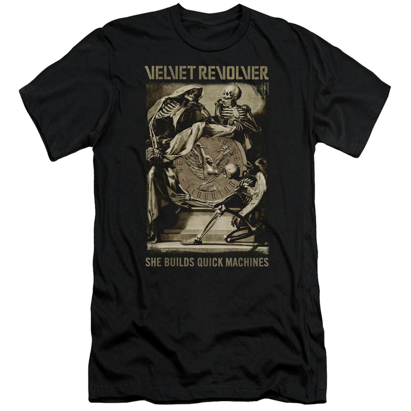 Velvet Revolver Slim-Fit Shirt | QUICK MACHINES Slim-Fit Tee