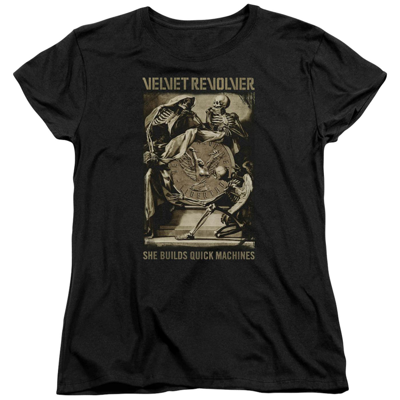 Velvet Revolver Women's Shirt | QUICK MACHINES Ladies Tee