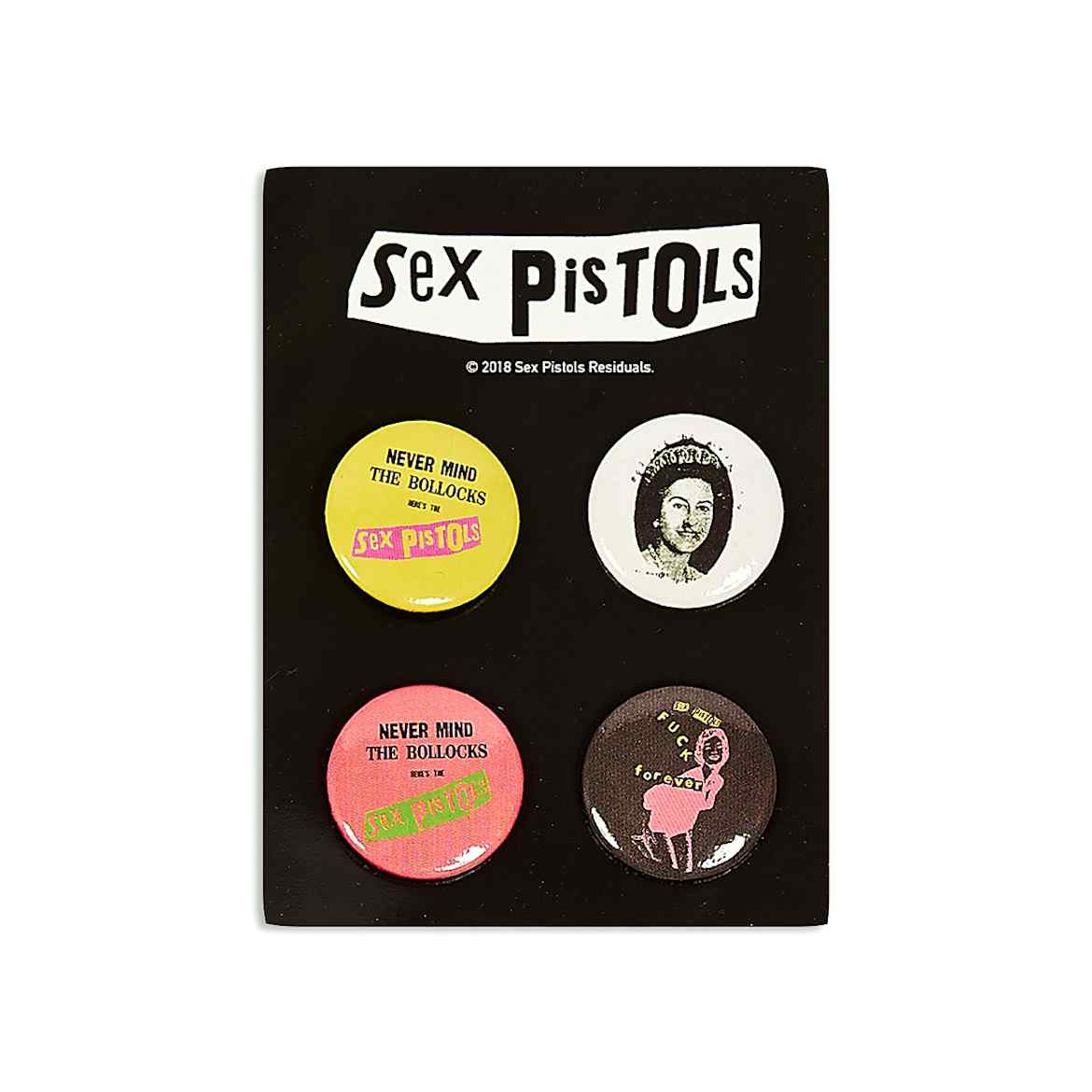 Sex Pistols Badge Set.