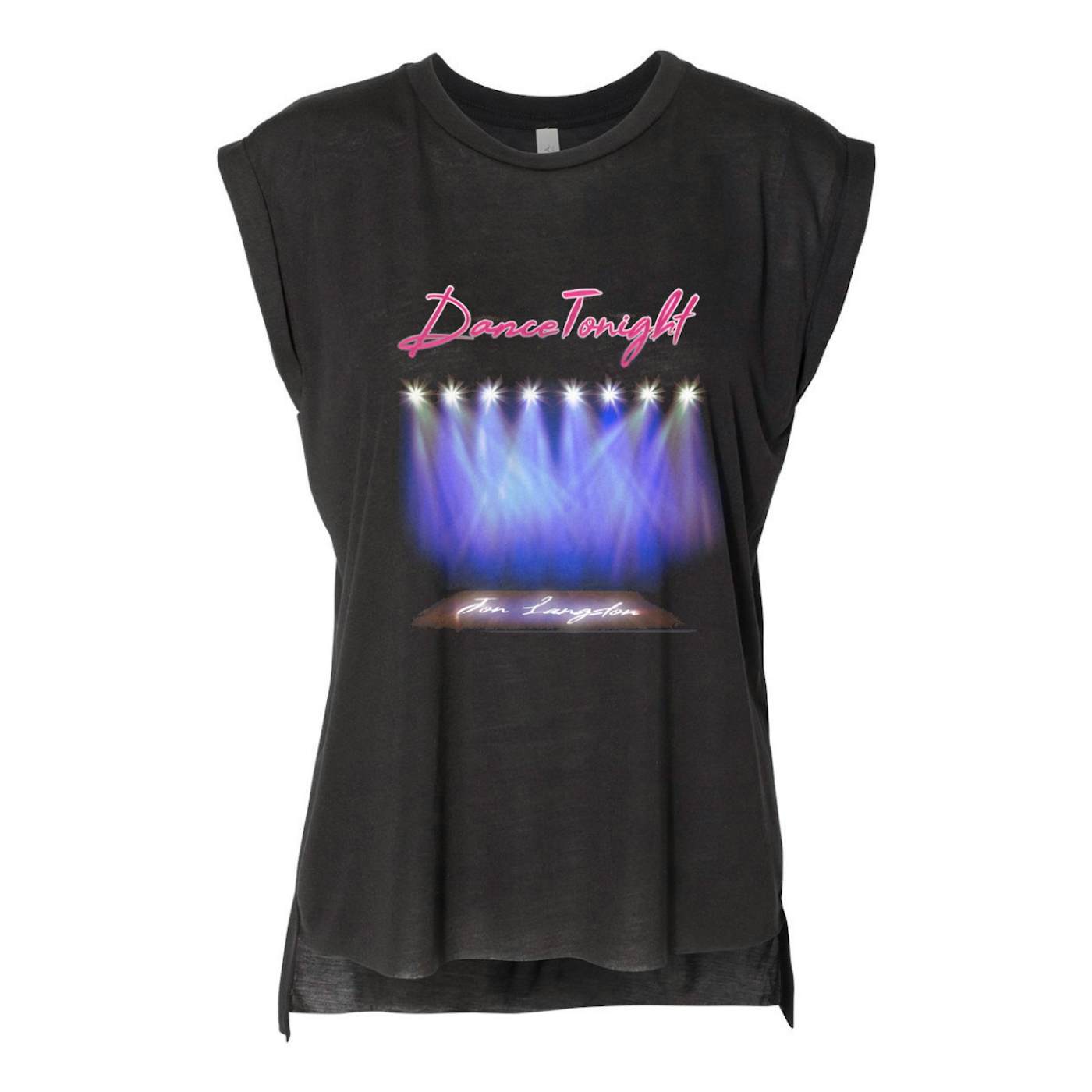 Jon Langston Ladies Dance Tonight Cutoff T-Shirt