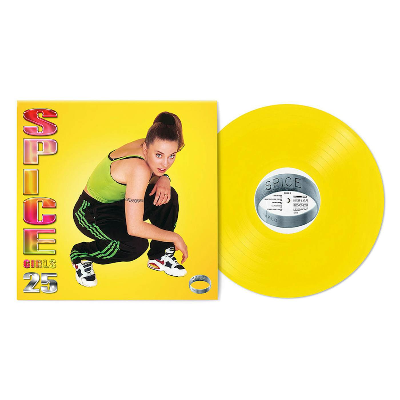 Spice Girls SPICE - 25TH ANNIVERSARY (‘SPORTY’ YELLOW COLORED LP) (Vinyl)