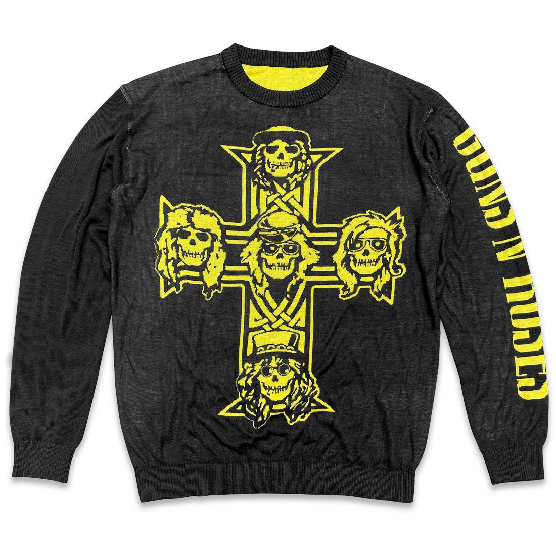 guns and roses sweater