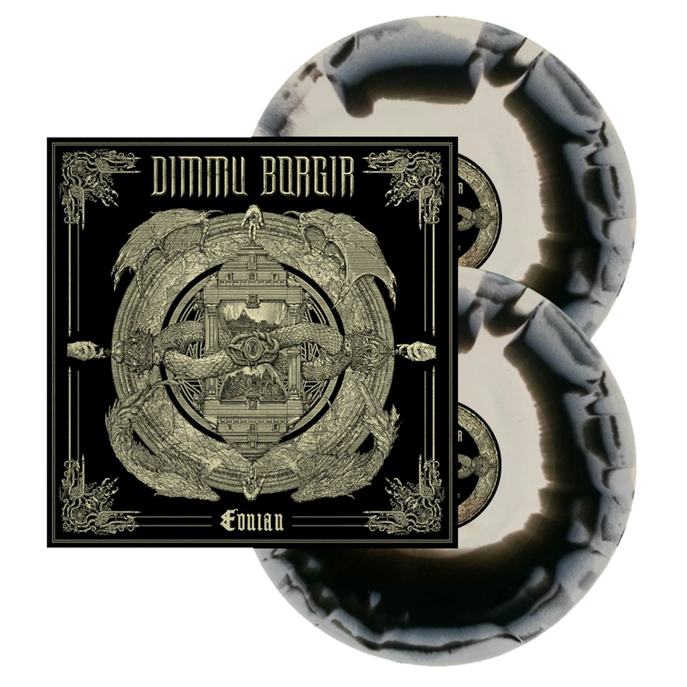 Dimmu Borgir Eonian Bone & Black Swirl Vinyl LP