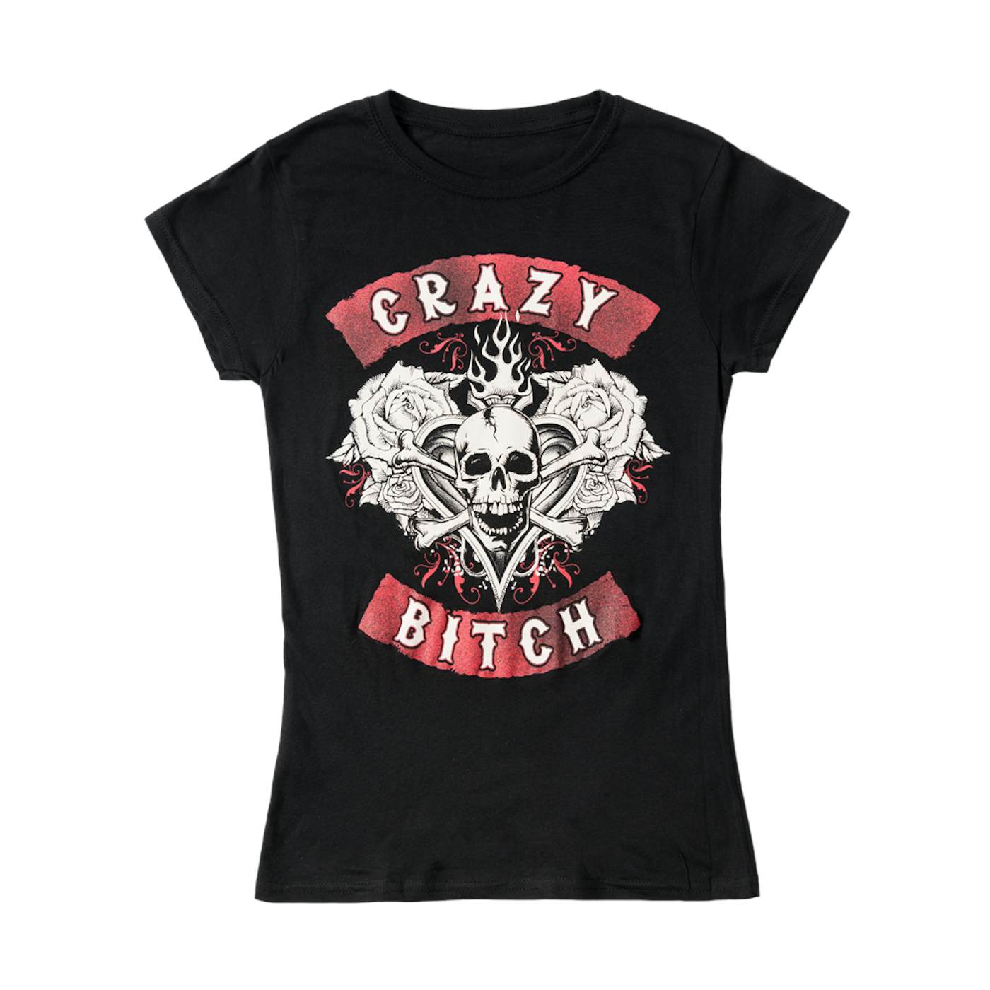 Buckcherry Crazy Bitch Ladies T-Shirt