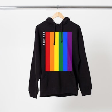 The 1975 rainbow hoodie Clearance