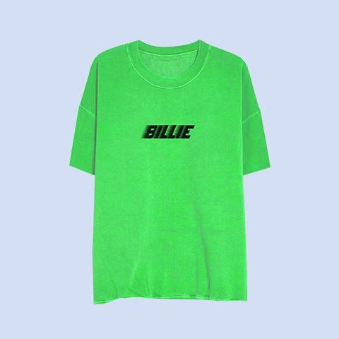 billie eilish merch hoodie green