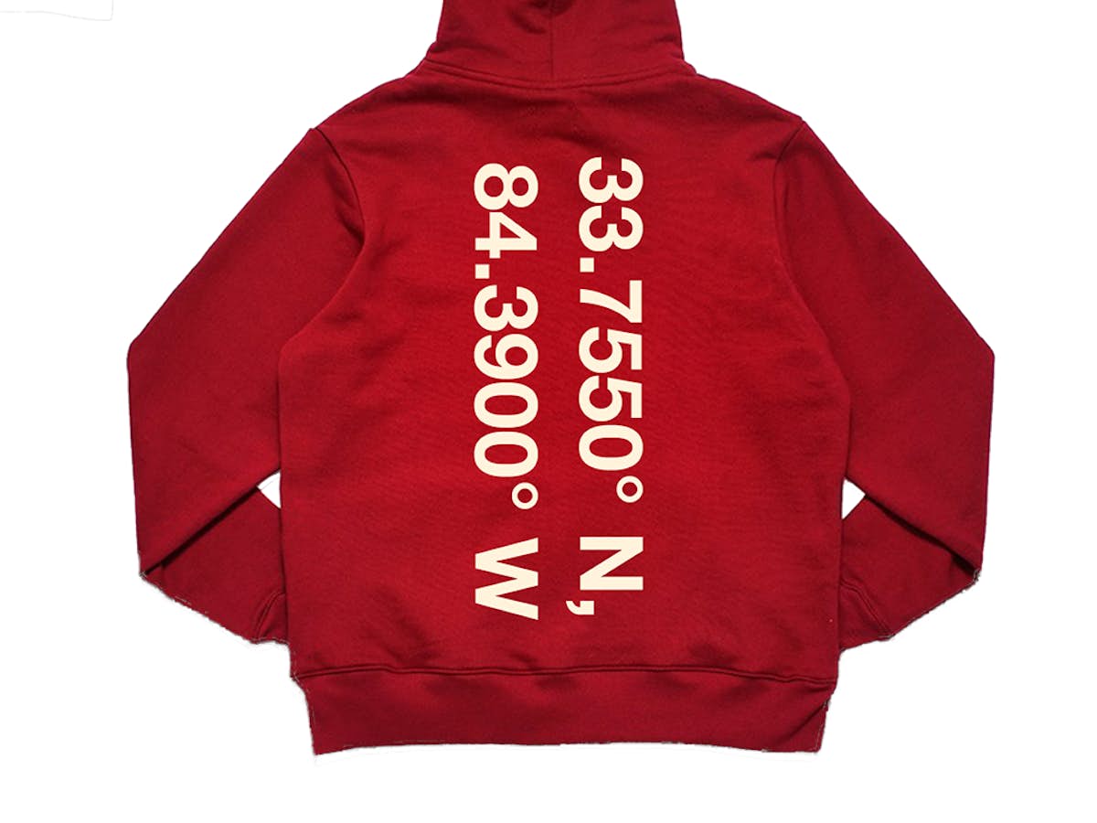 Lil Yachty LB 2 COORDINATES RED HOODIE