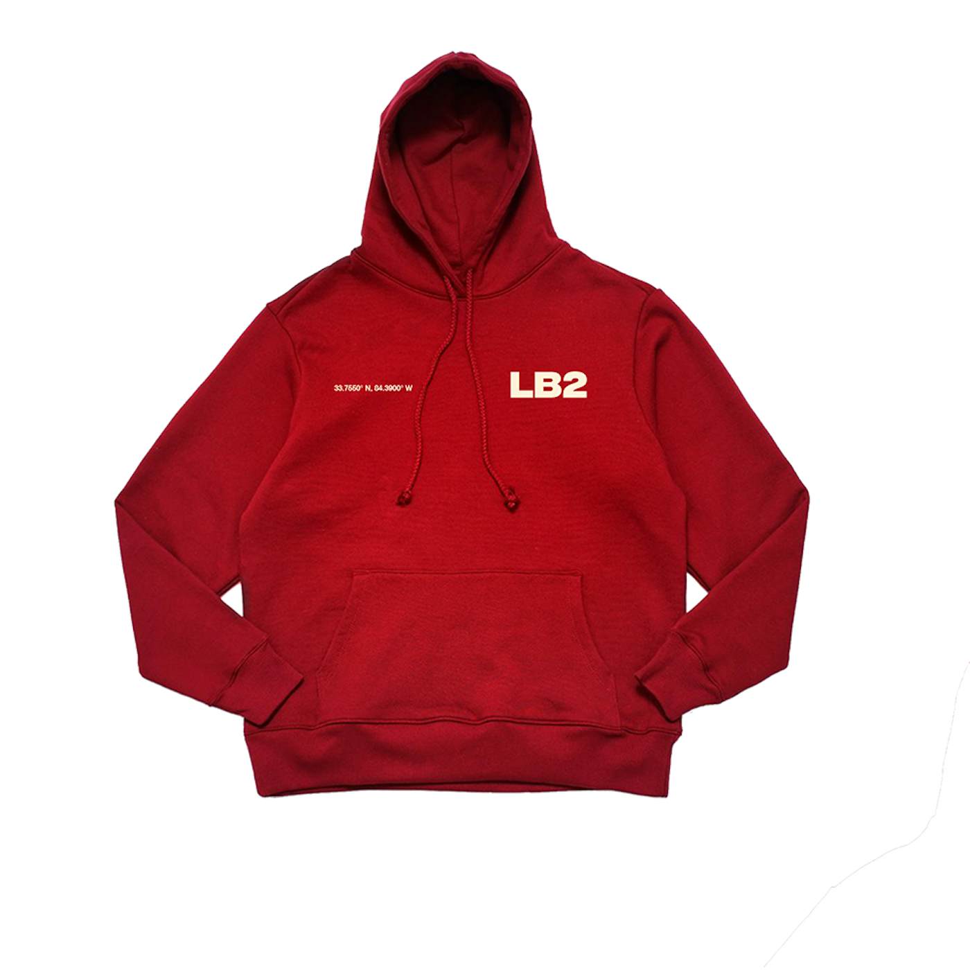 Lil Yachty LB 2 COORDINATES RED HOODIE